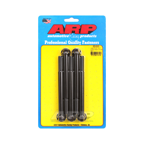 ARP Bolts, Hex Head, Custom 450, Black Oxide, 7/16 in.-14 RH Thread, 5.000 in. UHL, Set of 5