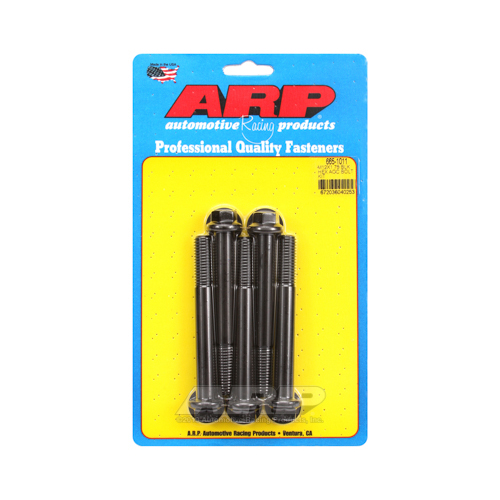 ARP Bolts, 8740 Chromoly, Black Oxide, Hex Head, 12mm x 1.75 Thread, 100mm UHL, Set of 5