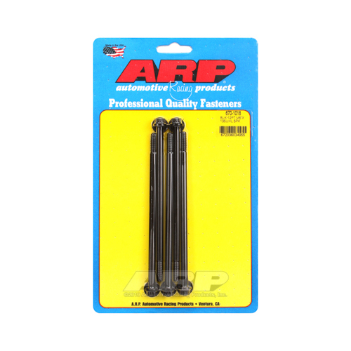 ARP Bolts, 12-Point Head, Chromoly Steel, Black Oxide, 6mm x 1.00 RH Thread, 135mm UHL, Set of 5