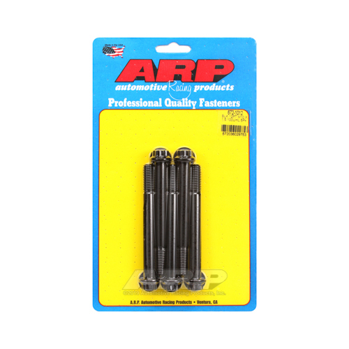 ARP Bolts, 12-Point Head, Chromoly Steel, Black Oxide, 10mm x 1.50 RH Thread, 100mm UHL, Set of 5