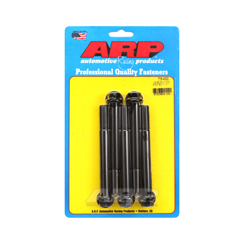 ARP Bolts, 8740 Chromoly, Black Oxide, Hex Head, 1/2-20 in. Thread, 4.50 in. UHL, Set of 5