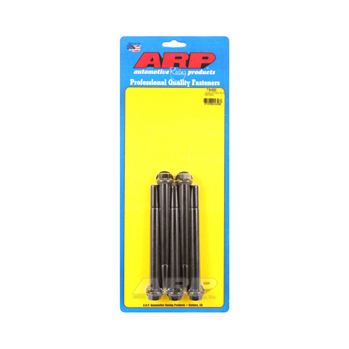 ARP Bolts, 8740 Chromoly, Black Oxide, Hex Head, 1/2-20 in. Thread, 5.50 in. UHL, Set of 5