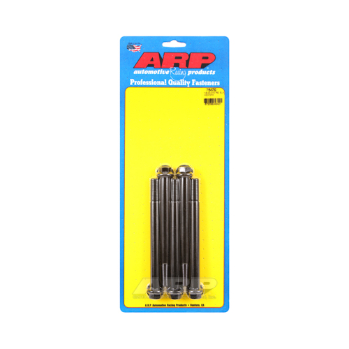 ARP Bolts, 8740 Chromoly, Black Oxide, Hex Head, 1/2-20 in. Thread, 5.75 in. UHL, Set of 5