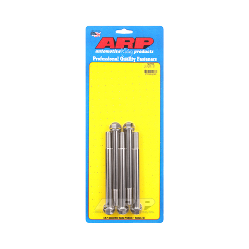 ARP Bolts, Stainless Steel 300, Polished, Hex Head, 1/2-20 in. Thread, 5.50 in. UHL, Set of 5