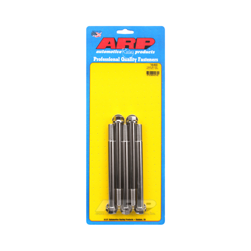 ARP Bolts, Stainless Steel 300, Polished, Hex Head, 1/2-20 in. Thread, 6.00 in. UHL, Set of 5