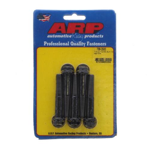 ARP Bolts, 7/16-20 X 2.500 1/2 Wrenching Hex Black Oxide