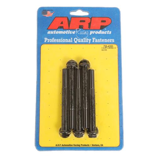ARP Bolts, 7/16-20 X 4.000 1/2 Wrenching Hex Black Oxide