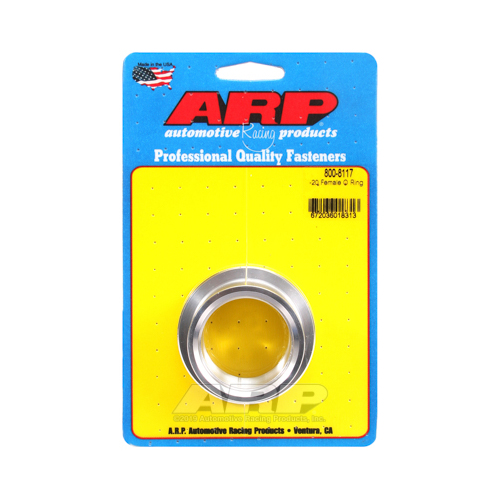 ARP Fitting, Bung, Weld-In, Female O-ring 20 AN, Aluminum, Each