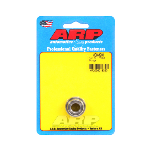 ARP Fitting, Bung, Weld-In, Female 1/4 in. NPT, Steel, Each