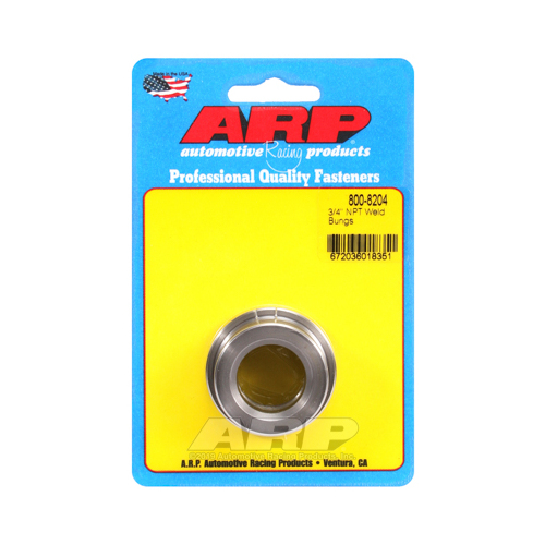 ARP Fitting, Bung, Weld-In, Female 3/4 in. NPT, Steel, Each