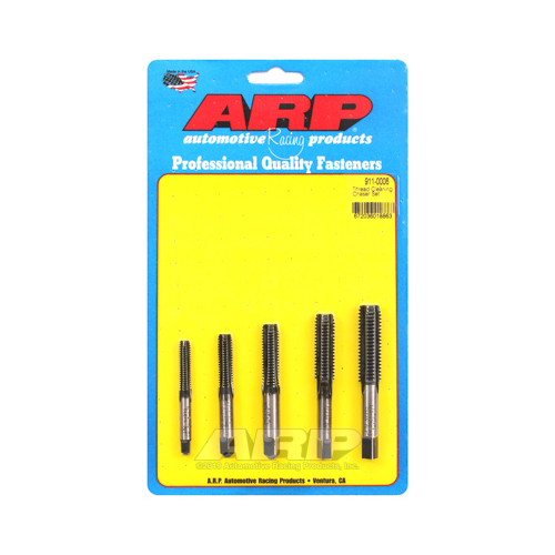 ARP Thread Cleaning Chasers, 1/4-20, 5/16-18, 3/8-16, 7/16-14, 1/2-13 Thread Pitches, Steel, Set