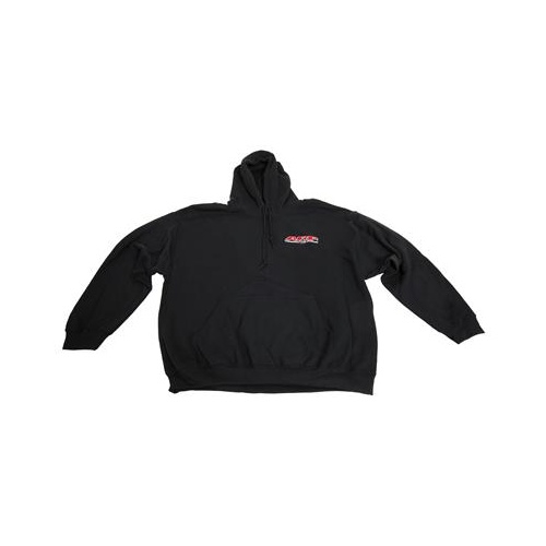 ARP Hooded Sweatshirt, Cotton, Black, ARP Logos, Men's X-Large, Each