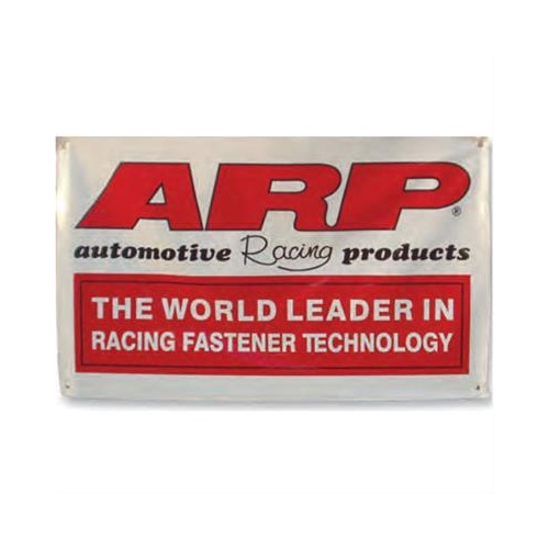 ARP Banner, Vinyl, White, ARP Logo, Grommets, 36 in. Width, 60 in. Length, Each