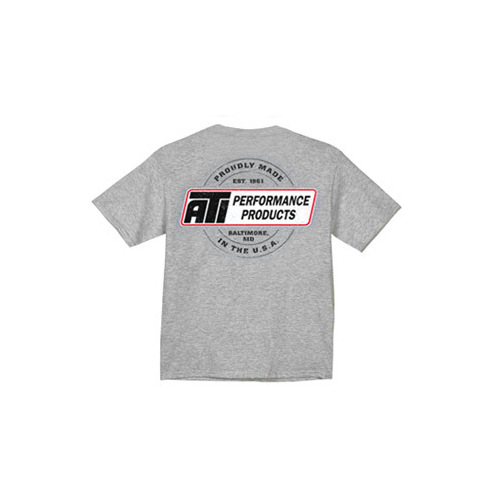 ATI Performance Products Made in USA T-Shirt, Grey, Cotton, Men's