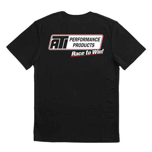 ATI Performance Products Race to Win T-Shirt, Black, Cotton, Men's