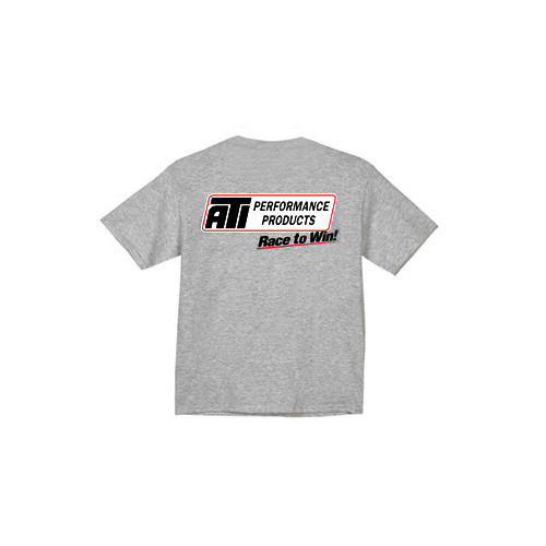 ATI Performance Products Race to Win T-Shirt, Grey, Cotton, Men's