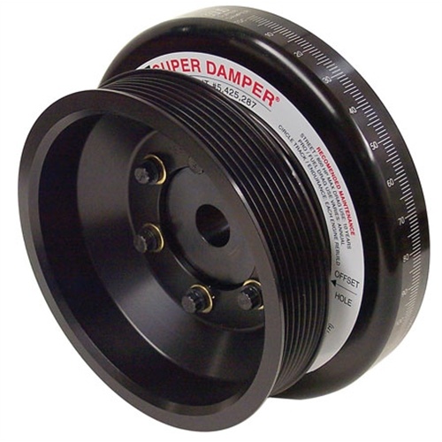 ATI Performance Products Supercharger Pulley, 7.49 in. Diameter, 10 & 7 Groove, Aluminium, Front, Viper Gen 1-2, Each