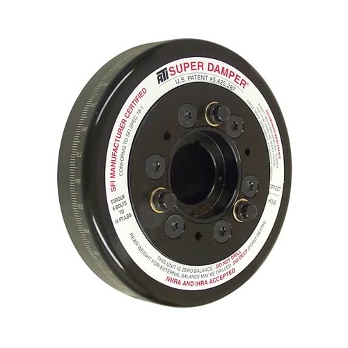 ATI Performance Products Harmonic Balancer, Super Damper, 6.325 In. Dia, Steel, For Chevrolet BB, 3RG, Each