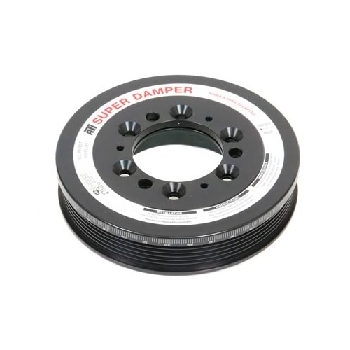 ATI Performance Products Harmonic Balancer, Shell, 6.78 In. Diameter, Aluminium, 6 Groove, 3/8 Holes, 6 Bolts, 3RG, Each