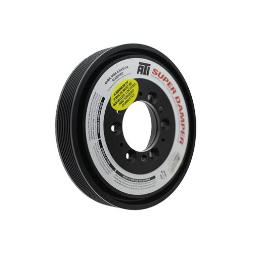 ATI Performance Products Harmonic Balancer, Shell, 8.27 In. Diameter, Aluminium, 8 Groove, For Chevrolet 3-Bolt, 3RG, Each