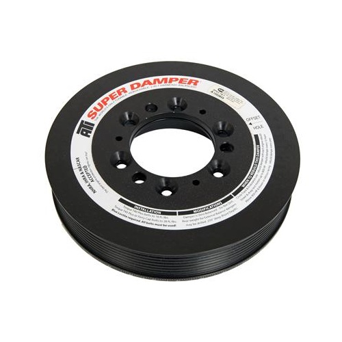 ATI Performance Products Harmonic Balancer, Shell, 7.48 In. Diameter, Aluminium LW, 8 Groove, For Chevrolet Front 3/8 Bolts, Each