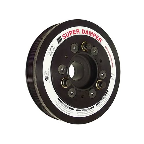 ATI Performance Products Harmonic Balancer, Super Damper, 6.78 In. Dia, Aluminium, 6 & 4 Groove, 10% UD, LS1 LS2, F & V Body, 10% UD AC, 3RG, Each