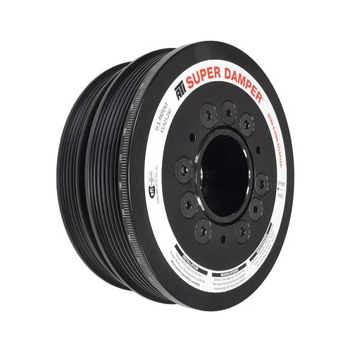 ATI Performance Products Harmonic Balancer, Super Damper, Chev Holden LS2/LS3-LS6 & L76, 6.78 In. Dia, Aluminium, 6 & 4 Groove, 10% UnderDrive ,