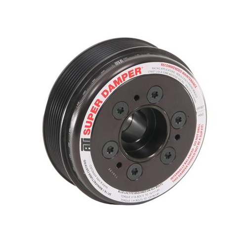 ATI Performance Products Harmonic Balancer, Super Damper, 5.50 In. Dia, Aluminium, 8 Groove, Ecotec, 12% UD, 800Hp Or Less, 1-Pc, 3RG, Each