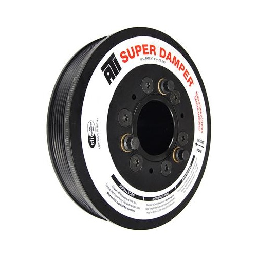 ATI Performance Products Harmonic Balancer, Super Damper, 7.48 In. Dia, Aluminium LW, 6 Groove, LS1 LS2, F & V Body, No AC, 3RG, Each