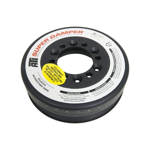 ATI Performance Products Harmonic Balancer, Super Damper, 7.48 In. Dia, Aluminium LW, 6 Groove, 2014+ Corvette LT1, LT4, Dry Sump, 6 Bolt (Sc Pulley