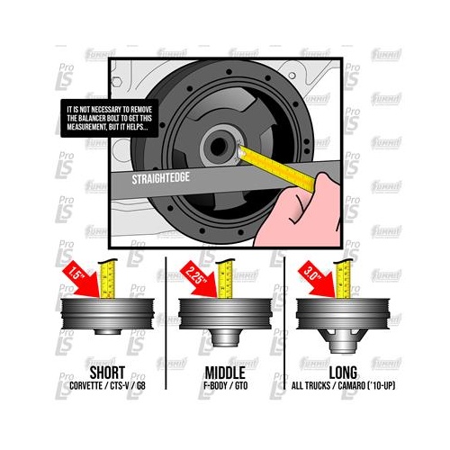 ATI Performance Products Harmonic Balancer, Super Damper, 7.48 In. Dia., Aluminium LW, 10 & 4 Groove, LS1-2-3-6 & L76, 97-13, Y Body & SS & G8, 3RG , 