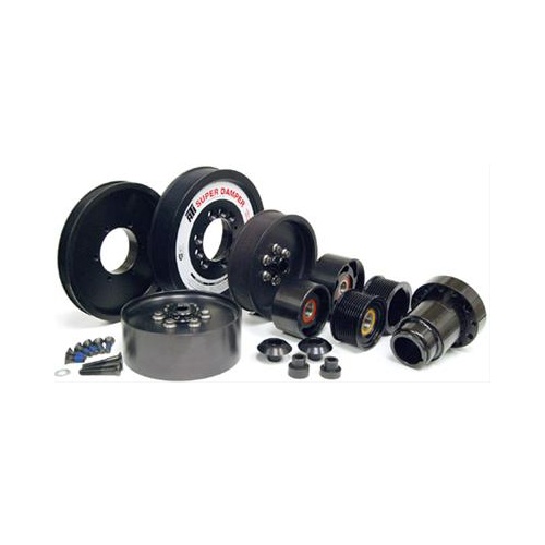 ATI Performance Products Pulleys, Serpentine Conversion, Performance Ratio, Steel, Black, Idler/Tensioner, For Cadillac, Kit