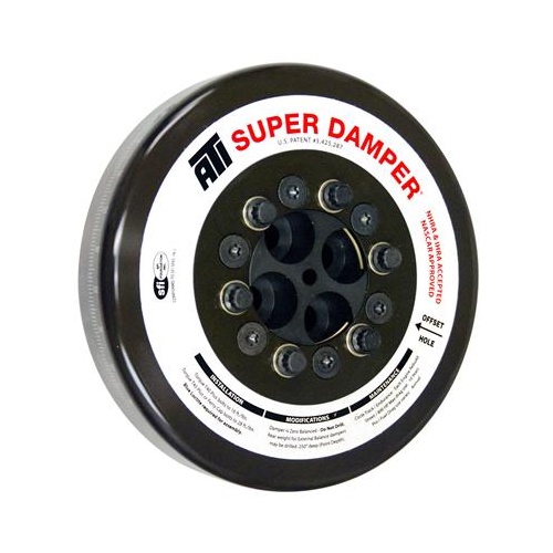 ATI Performance Products Harmonic Balancer, Super Damper, 8.074 In. Dia, Steel, 8 Groove, Cummins, 4Bt, 6Bt, 3.9L, 5.9L, 3RG, Diesel, Each