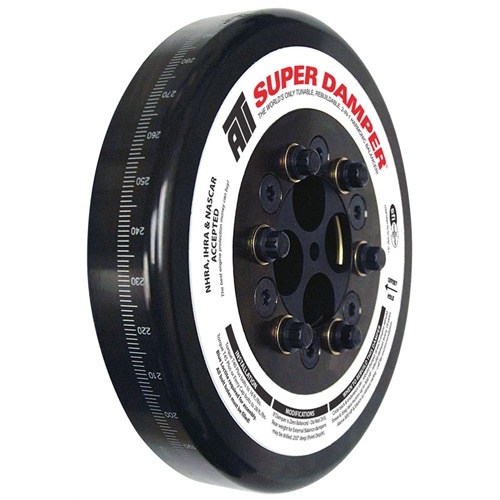 ATI Performance Products Harmonic Balancer, Super Damper, 8.074 In. Dia, Steel, Cummins, 4Bt,6Bt, Competition Only, 3RG Hvy, Diesel, Each