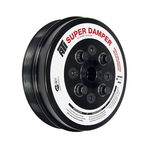 ATI Performance Products Harmonic Balancer, Super Damper, 7.95 In. Dia, Steel, 8 Groove, Cummins Isc 8.3L, 10/1997 To 4/2004 (Replaces OEM 3925570),