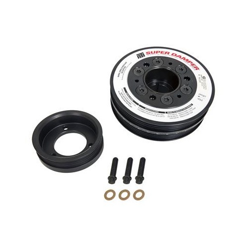 ATI Performance Products Harmonic Balancer, Super Damper, 5.67 In. Dia, Aluminium, (3) 4 Groove, For Nissan 300Zx, V6, 800Hp Or Less, 1-Pc , Each