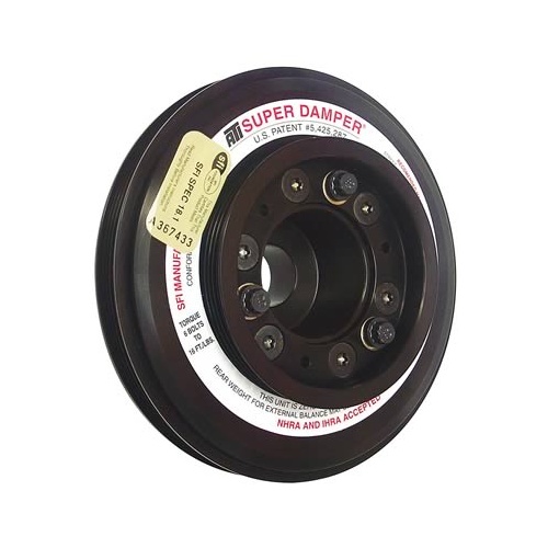 ATI Performance Products Harmonic Balancer, Super Damper, 6.78 In. Dia, Aluminium, (3) 4 Groove, For Nissan 300Zx, V6, 800Hp+ , Each
