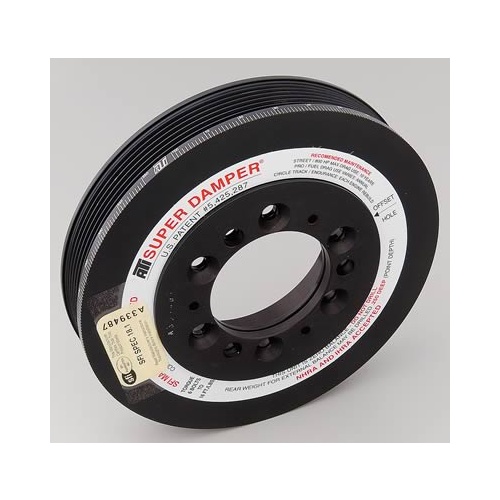 ATI Performance Products Harmonic Balancer, Super Damper, 6.20 In. Dia, Aluminium, 3 & (2) 4 Groove, For Nissan, Ka24, 1-Pc , Each