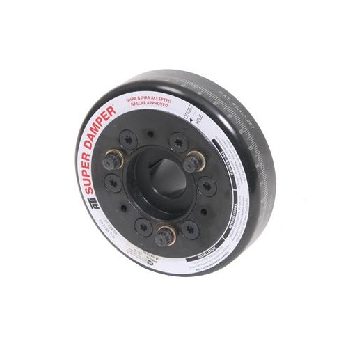 ATI Performance Products Harmonic Balancer, Super Damper, 6.325 In. Dia, Steel, For Chevrolet SB / 90 Deg V6, C'Bore Front, 3RG, 1-Pc, Each