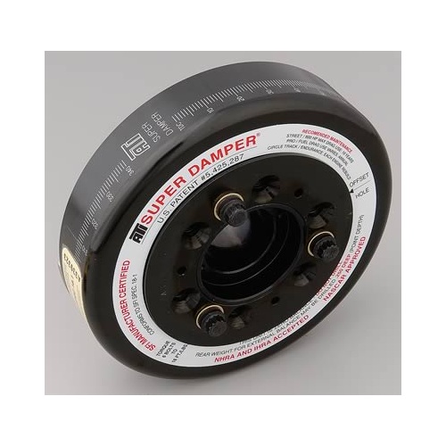 ATI Performance Products Harmonic Balancer, Super Damper, 6.325 In. Dia, Steel, Amc 304-401, V8, External Balance, 240 Deg OEM Weight, 3RG, Each
