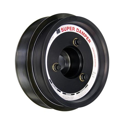 ATI Performance Products Harmonic Balancer, Super Damper, 7.53 In. Dia, Steel, 6 & 10 Groove, For Ford GT 500, 5.4 / 5.8, 07-14, OEM Size, Each