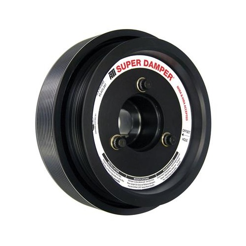 ATI Performance Products Harmonic Balancer, Super Damper, 8.12 In. Dia, Aluminium, 6 & 10 Groove, For Ford GT 500, 5.4 / 5.8, 07-14, 15% Od Size, Eac