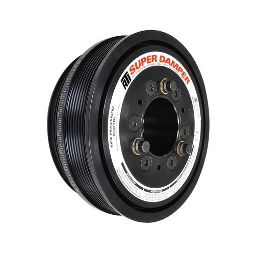 ATI Performance Products Harmonic Balancer, Super Damper, 7.480 In. Dia, Aluminium, 8 & 6 Groove, For Ford Coyote 5.0, Mustang 11+ & F150 11-13, 10%
