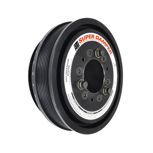 ATI Performance Products Harmonic Balancer, Super Damper, 7.795 In. Dia, Aluminium, 8 & 6 Groove, For Ford Coyote 5.0, Mustang 11+ & F150 11-13, 15%