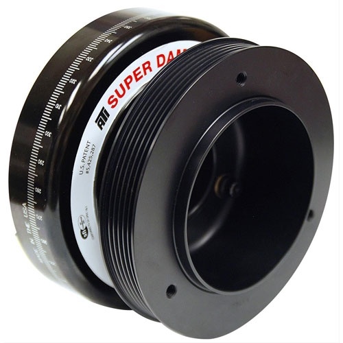 ATI Performance Products Harmonic Balancer, Super Damper, 7.074 In. Dia, Steel, For Buick V8 430-455, External Balance, 3RG, Each