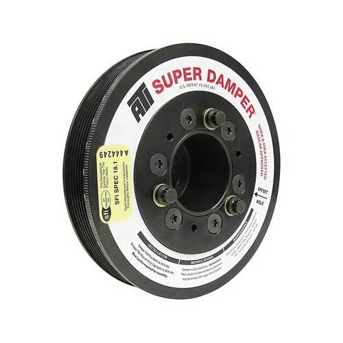ATI Performance Products Harmonic Balancer, Super Damper, 6.78 In. Dia, Aluminium, 6 Groove, For Dodge, 05-08, 2% UD, Non VVT, 5.7L Hemi Car, 300 Mag