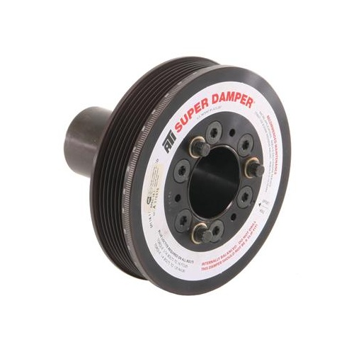 ATI Performance Products Harmonic Balancer, Super Damper, 6.10 In. Dia, Aluminium, 7 Groove, For Dodge, 03-08, 15% UD, Non VVT, 5.7L Hemi Truck Duran
