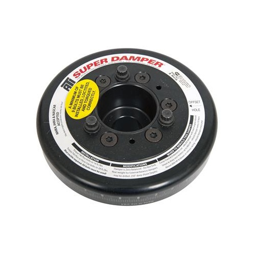 ATI Performance Products Harmonic Balancer, Super Damper, 7.074 In. Dia., Aluminium, 7 Groove, For Toyota 1Gr-Fe, 10% UD Pulley, 1-Pc, Each