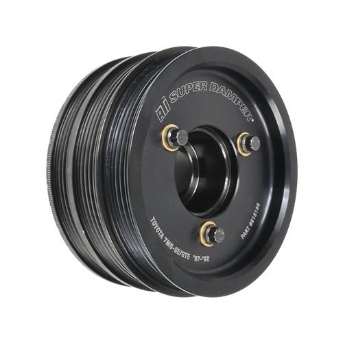 ATI Performance Products Harmonic Balancer, Super Damper, 5.67 In. Dia, Aluminium, (2) 4 Groove, For Toyota Supra, 7M-Ge / GTe 3L, 87-92, 800Hp Max,