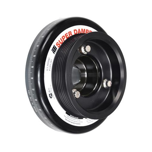 ATI Performance Products Harmonic Balancer, Super Damper, 7.074 In. Dia, Aluminium, 7 Groove, For Nissan V6 Vq35Hr Vq37Vhr, 15% Underdrive, Each